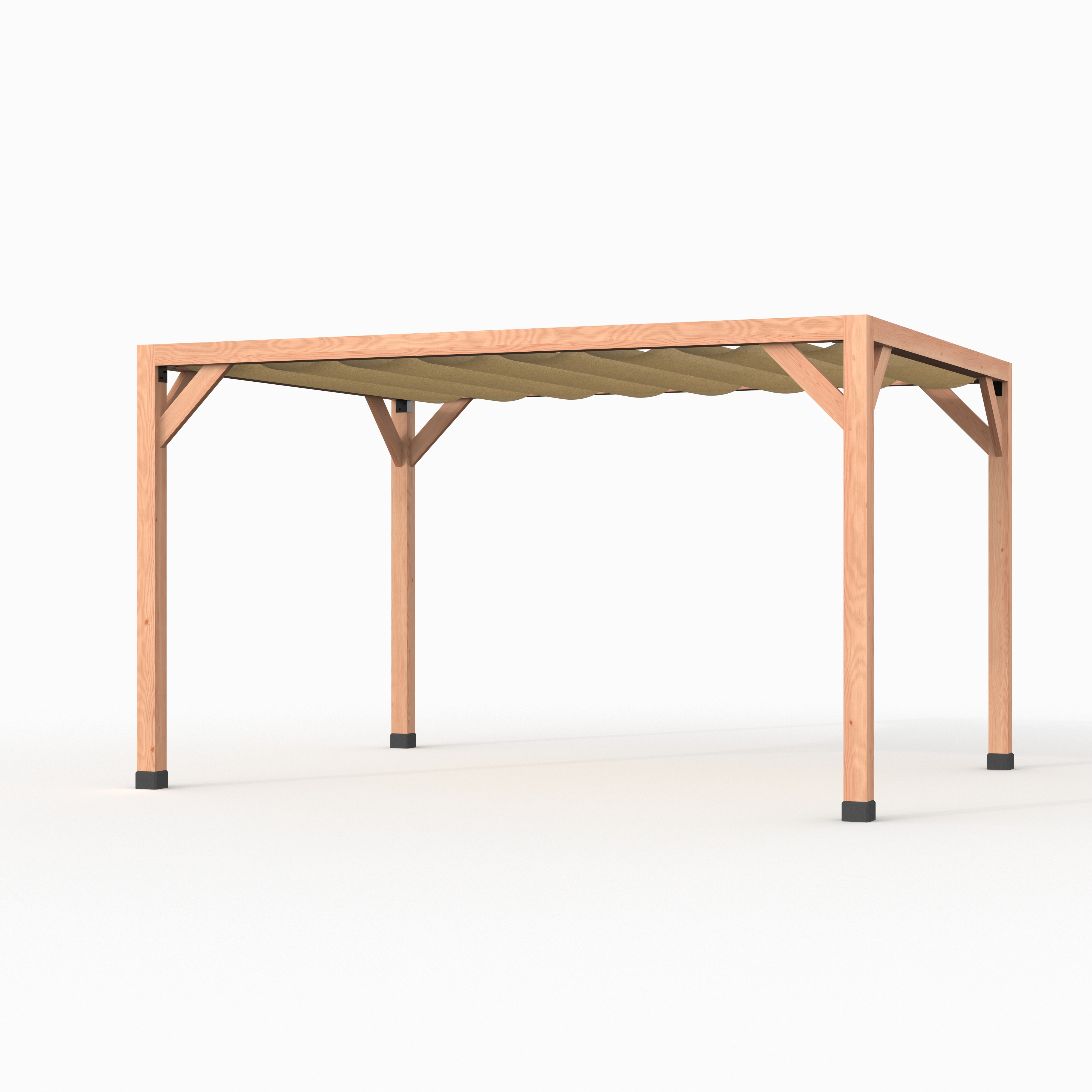 Douglas Pergola Westwood Vester Plus Zand 424 x 324 cm - Afbeelding 1